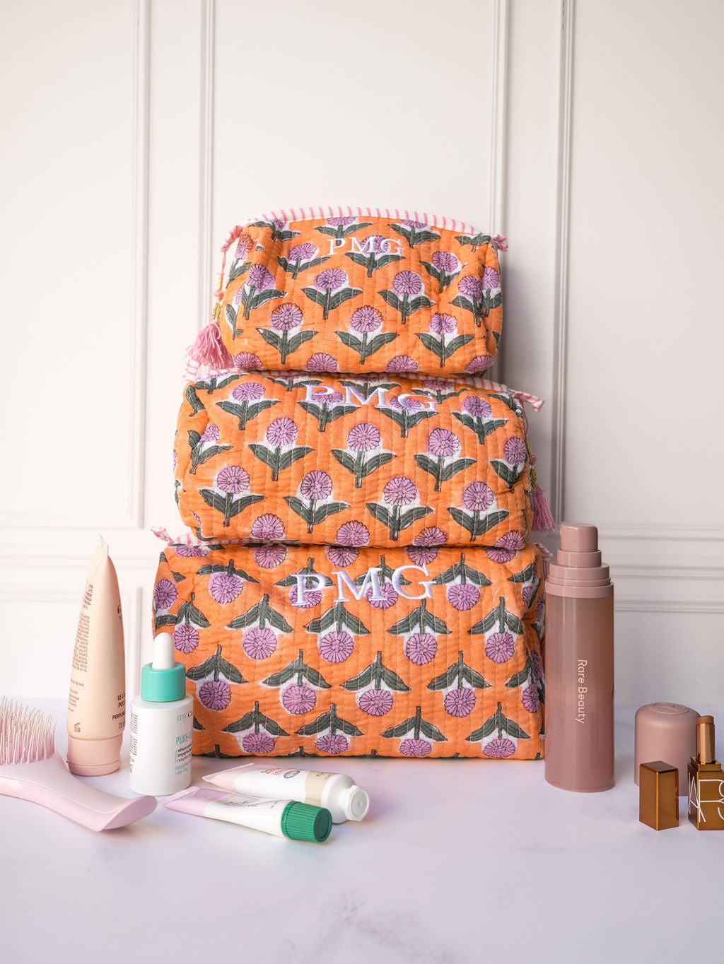 cosmetiqueras set de 3 tamaños